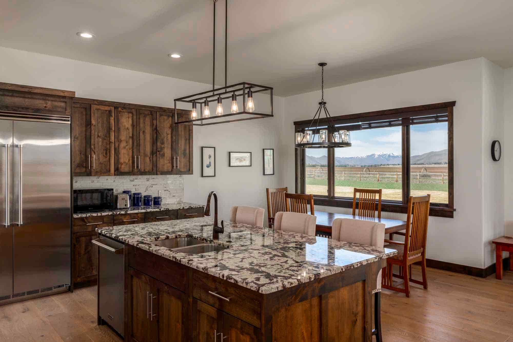 Whether it's a quiet breakfast or entertaining a party, the kitchen is the center of attention