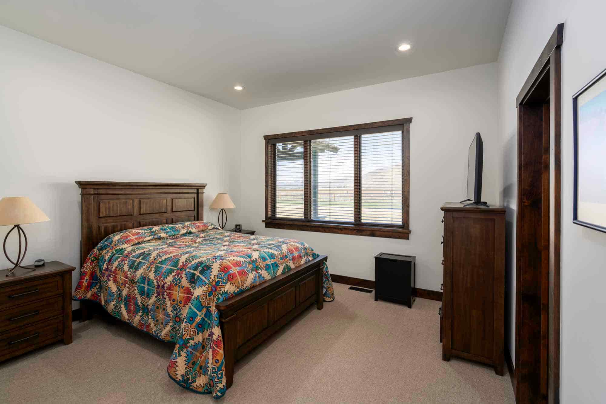 A bright and airy primary ensures you'll always have a place for quiet relaxation